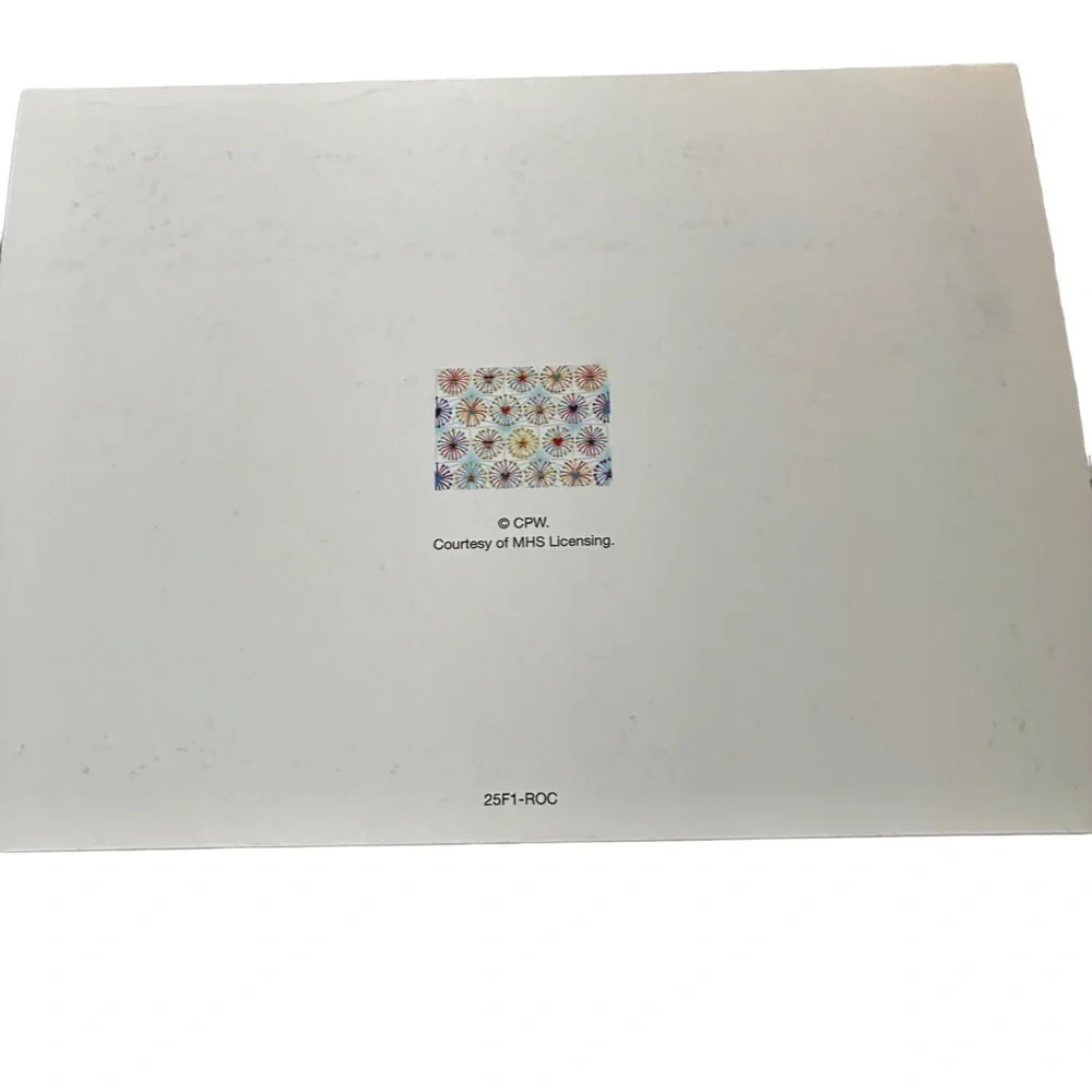 Lot 10 DAV Patriotic Starburst Blank Note Cards Hearts & Stars